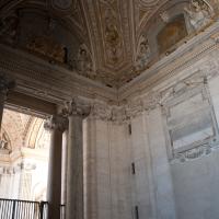 Saint Peter's Basilica - Exterior: View of a Door in the Portico of Saint Peter's Basilica looking South East