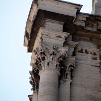 Saint Peter's Basilica - Exterior: Detail of Capitals on the North Dome of Saint Peter's Basilica