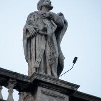 Saint Peter's Square - Exterior: Saint Gregory Nazianzen (by Giovanni Maria De Rossi) on the South Colonnade of St. Peter's Square
