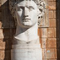 Colossal Head of Augustus - View of a Colossal Head of Augustus