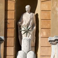 Togate Statue - View of a Togate Statue in the Cortile Della Pigna in the Vatican Museum