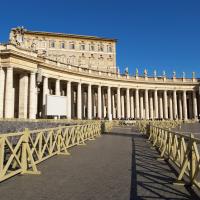 Saint Peter's Square - Exterior: View of the North Colonnade of Saint Peter's Square