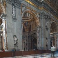 Saint Peter's Basilica - Interior: View of Saint Peter's Basilica looking South West