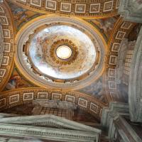 Saint Peter's Basilica - Interior: View of a Dome in Saint Peter's Basilica over the Presentation Chapel