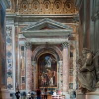 Altar of St. Jerome - Interior: View of Altar of St. Jerome by Domenichino