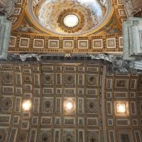 Saint Peter's Basilica - Interior: View of a Dome in Saint Peter's Basilica off of the Nave