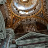 Saint Peter's Basilica - Interior: View of a Dome in Saint Peter's Basilica off of the Nave