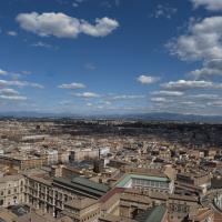 Rome - Exterior: View of Rome from the Dome of Saint Peter's Basilica looking North West
