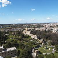 Vatican Gardens - Exterior: View of the Vatican Gardens from the Roof of Saint Peter's Basilica