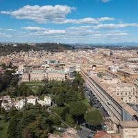 Vatican Gardens and Museums - Exterior: View of the Vatican Gardens and Mseum from the Roof of Saint Peter's Basilica
