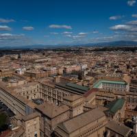 Rome - Exterior: View of Rome from the Dome of Saint Peter's Basilica looking North East