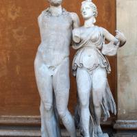 Statue Group - Exterior: View of a Statue Group in the Cortile della Pigna of the Vatican Museums