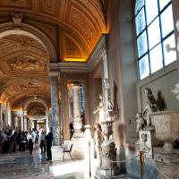 Galleria dei Candelabri - Interior: View of Sculptures in the Galleria dei Candelabri in the Vatican Museum