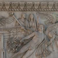 Apotheosis of Antoninus Pius and Faustina - Detail: View of the bottom of the Apotheosis on the Column of Antoninus Pius in the Cortile delle Corazze in the Vatican Museum