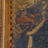 Map of Venice - View of a map of Venice in the Map Room of the Vatican