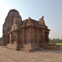 Rajarani Temple - Exterior: View from SE 