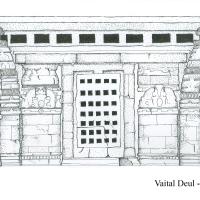 Vaital Deul - Exterior: South wall