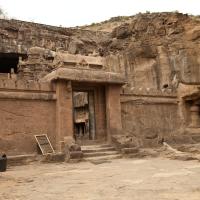 Cave 32: Indra Sabha - Exterior