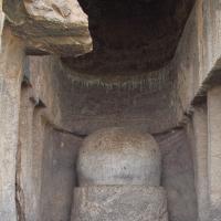Cave 39: Chaitya, Budh Lena cave group - Interior: stupa