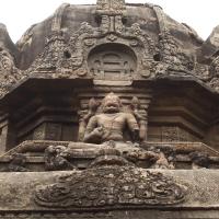 Vettuvan Koil - Exterior: west face of vimana
