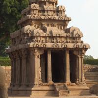 Arjuna Ratha - Exterior: west elevation