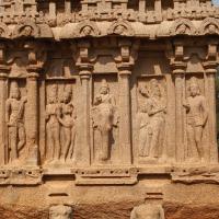 Arjuna Ratha - Exterior: east wall