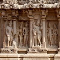 Arjuna Ratha - Exterior: south wall