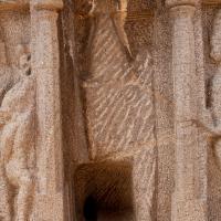 Arjuna Ratha - Exterior: detail, north wall