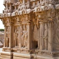 Arjuna Ratha - Exterior: north wall