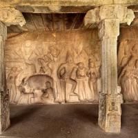 Krishna Relief - Interior: west wall