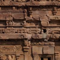 Sangamesvara Temple - Exterior: detail, west facade, south side