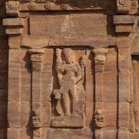 Sangamesvara Temple - Exterior: detail, west wall, center 