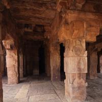 Sangamesvara Temple - Interior: mandapa, northeast view