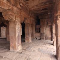 Sangamesvara Temple - Interior: mandapa