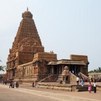 Brihadesvara Temple - Southeast view