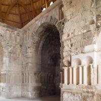 Umayyad Palace - Interior: Umayyad Monumental Gateway, Southern Entrance Facing Northeast into Central Chamber