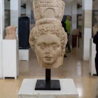 Jordan Archaeological Museum - Interior: Installation View of Unlabled Sculpture