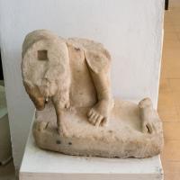Jordan Archaeological Museum - Interior: Installation View of an Unlabled Sculpture