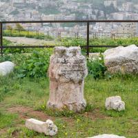 Amman Citadel - Detail: Column Fragments from near Temple of Hercules