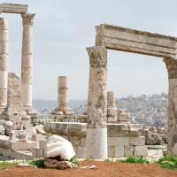 Temple of Hercules - Exterior: View of Temple of Hercules, Facing East