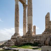 Temple of Hercules - Exterior: View of Temple of Hercules, Facing Southeast