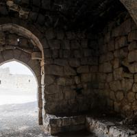 Qasr Azraq - Interior: Southern Entrance to Site, Under Tower