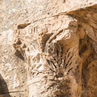 Cave of the Seven Sleepers - Exterior Detail: Engaged Column Capital on Facade West of Entrance
