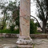 Darat al Funun - Exterior: Column From Byzantine Church Archeological Site