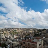Darat al Funun - Exterior: Amman viewed Southeast from Western Terrace