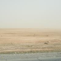 Amman Governate, Jordan - Landscape and Sandstorm near Qasr Kharana