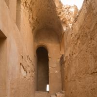 Qasr Kharana - Interior: Southwestern Stairway to Upper Floor, Facing West