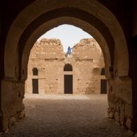 Qasr Kharana - Interior: Main Entrance Facing North into Courtyard