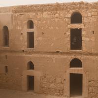Qasr Kharana - Exterior: Western Elevation of Central Courtyard from Upper Level
