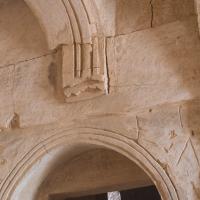 Qasr Kharana - Interior, Detail: Large Chamber on Western Side of Complex, Upper Floor, Northwest Doorway Detail